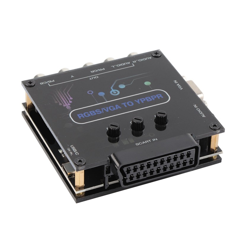 RGBS VGA SCART to YPBPR Component Converter for SFC for