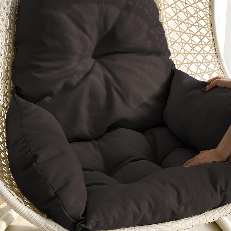Thick Egg Chair Cushion Replacement, Thickened Hanging Basket Seat Pad,