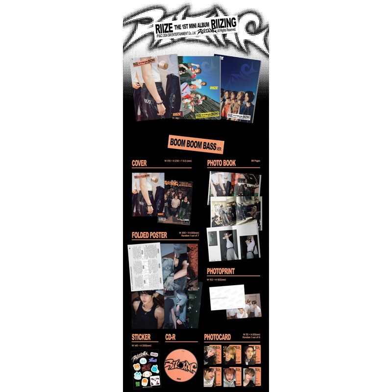 RIIZE - Riizing [Photo Book Ver.] 1st Mini Album +