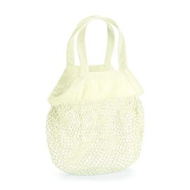 Westford Mill® W151 Organic Cotton Mini Mesh Grocery Bag, natural, Einheitsgröße