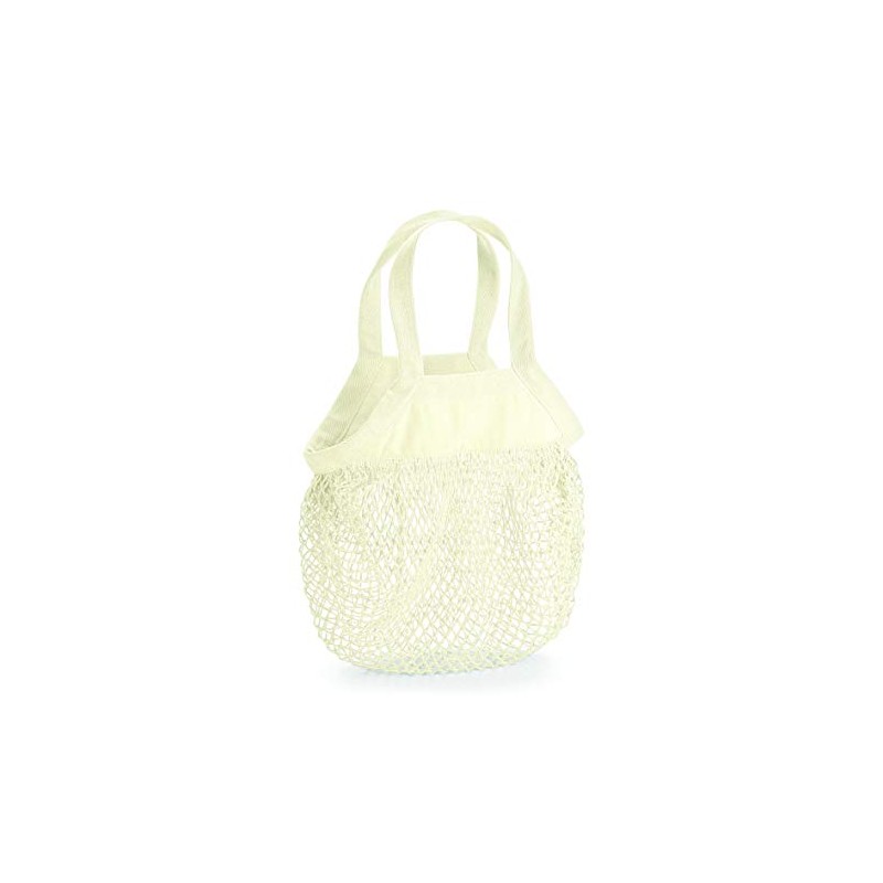 Westford Mill® W151 Organic Cotton Mini Mesh Grocery Bag, natural,