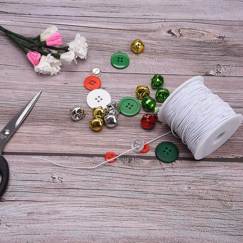 Livder 0.8 mm Elastic String Cord Thread Cords for Jewelry