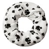 Soul-Cats 1 knitted cuddly warm paw loop scarf, White