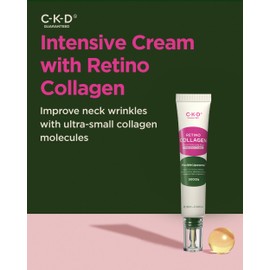 CKD Retino Collagen Intensive Cream - Retinal Spot Collagen Cream for Fine Lines, Deep Wrinkles, and Sagging Reduction. Anti-Aging and Youthful Skin. Korean Skin Care. 0.84 fl oz