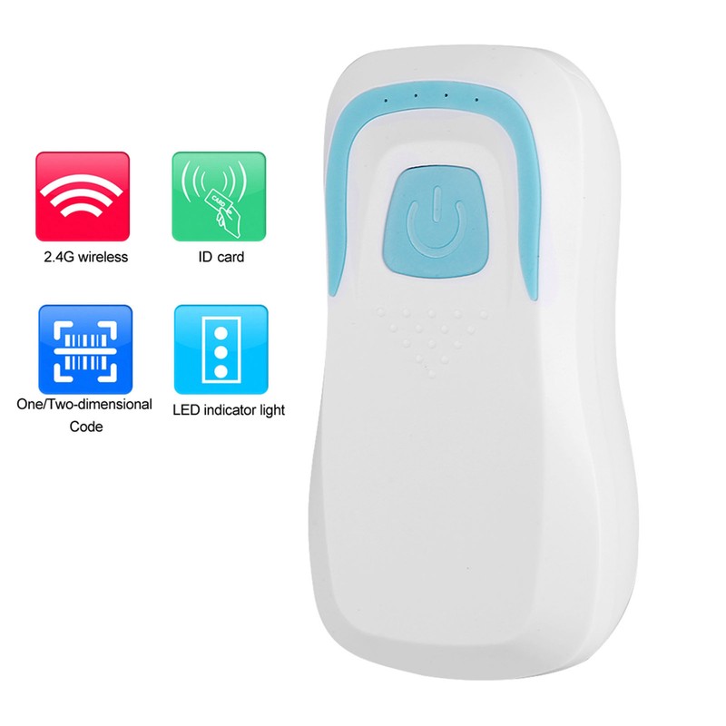 Bluetooth RFID Card Reader Wireless Code Scanner with 5 Cards