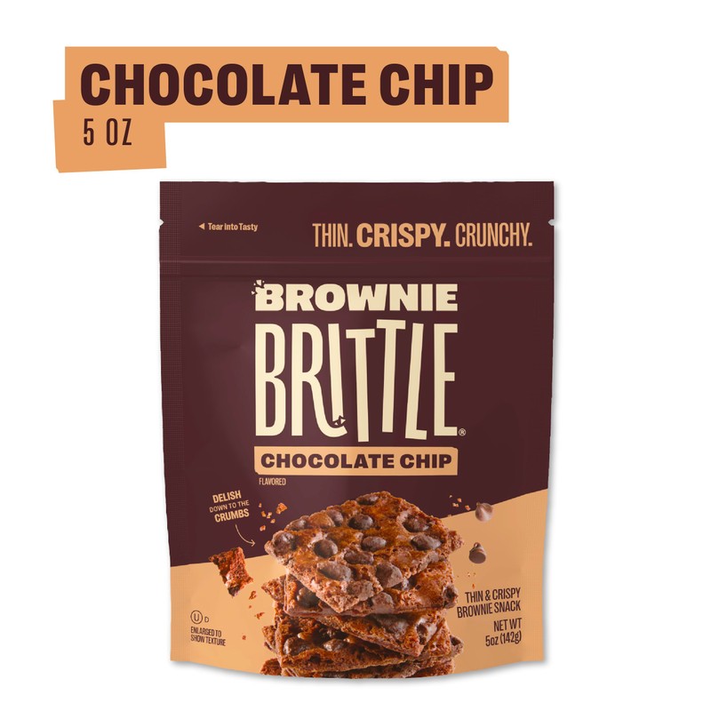 Sheila G's Brownie Brittle, Chocolate Chip, 5 Oz