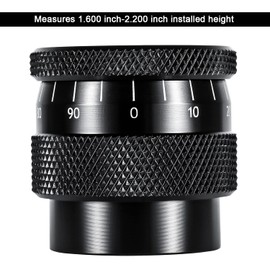 CASTNOO 4929 Valve Spring Height Micrometer，Measurer Tool Black Aluminium For V8 Engines 1.600"-2.200" Height Range Precise Readings