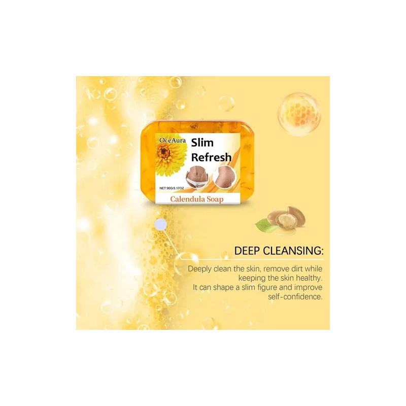 2 Jabón Limpiador Refrescante Calendula Sculpting, 90 G-