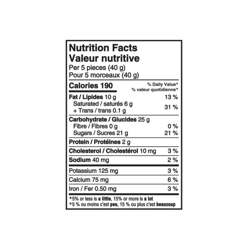 Cadbury Caramilk Caramel Chocolate Candy Mini Bars, 200g