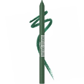 MAYBELLINE Tattoo Studio Sharpenable Gel Pencil Waterproof Eyeliner, Long-Lasting Eyeliner With Smooth Gel Pigments For Up To 36HR Wear, Hunter Green, 1 Count