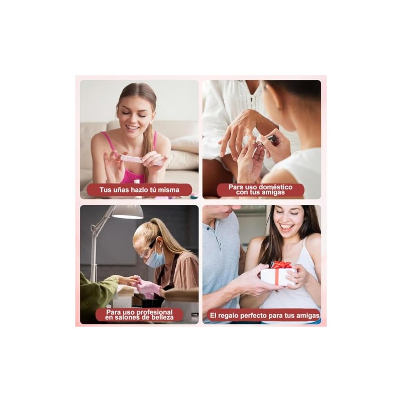 Pulidor de Uñas Profesional 35000 RPM con 100 Bandas de
