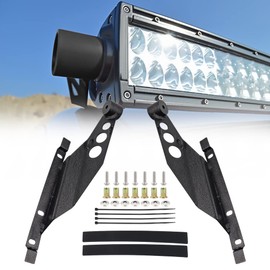 Tacoma 50 Inch LED Light Bar Mounting Bracket, 50” Straight LED Light Upper Roof Mounts Windshield A Pillar Brackets Compatible with 2005-2022 Toyota Tacoma