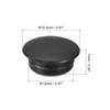QUARKZMAN 200 Pcs Screw Hole Covers 15/32" Diameter Plastic Snap-in
