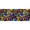 Windowpix 30 x 12 Symphony Stained Glass Pattern Window Film