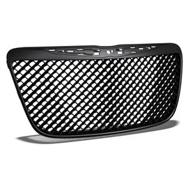 Stehlen 642167842491 Compatible With 2011-2014 Chrysler 300 / 300C Mesh Front Hood Bumper Grille - Matte Black