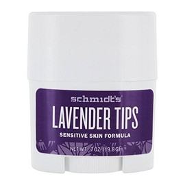 Schmidt's Lavender Tips Sensitive Skin Natural Deodorant Stick Travel Size 0.7 oz / 19.8 g