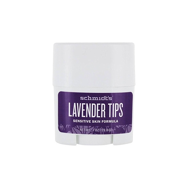 Schmidt's Lavender Tips Sensitive Skin Natural Deodorant Stick Travel Size