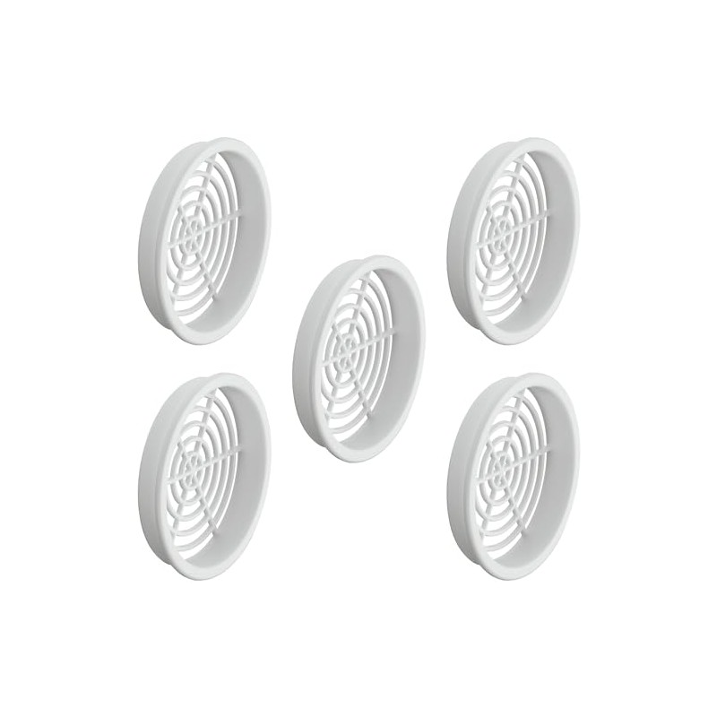 cyclingcolors 5x Ventilation Grille Exhaust Grille Outer Grille Round Total