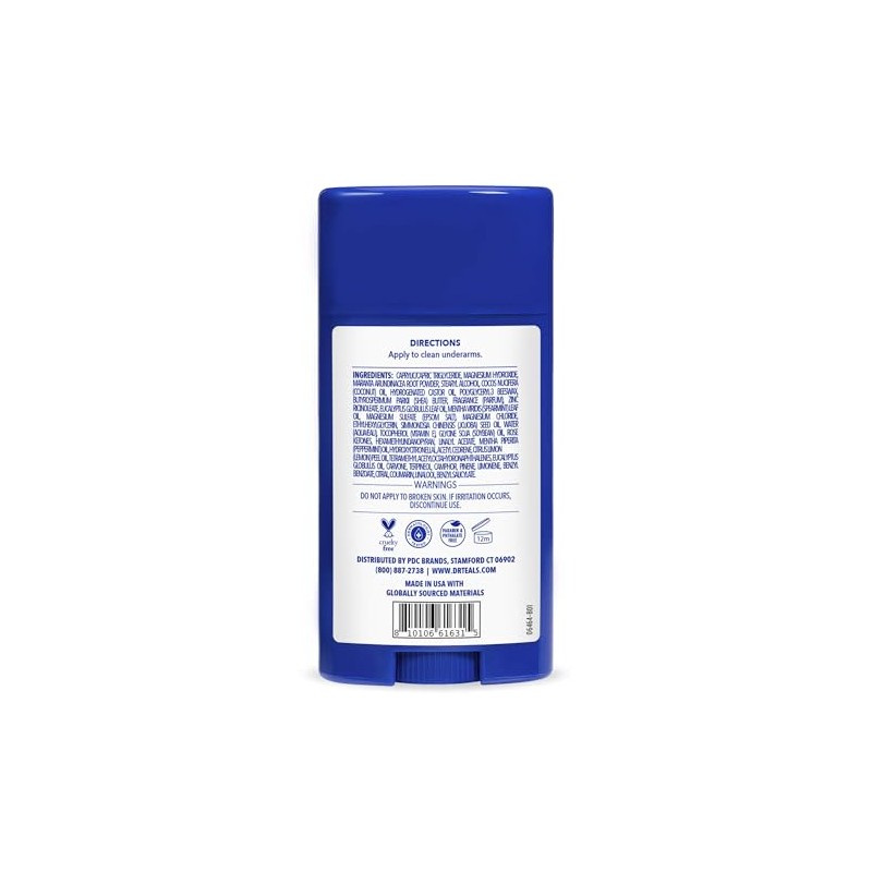 Dr Teal's Dr. Teal's Desodorante sin aluminio – eucalipto –