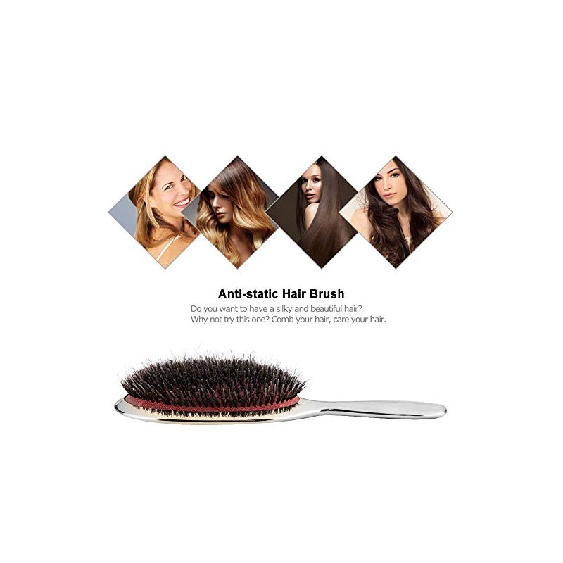 Peine para el cabello con cerdas cepillo antiestático masaje Peine