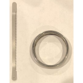 Janders Inc Titanium Escape Ring - Hides a Dual-Use Tool for Special Situations, Titanium, No Gemstone