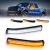 SUPAREE LED Switchback Side Mirror Turn Signal Lights Compatible for