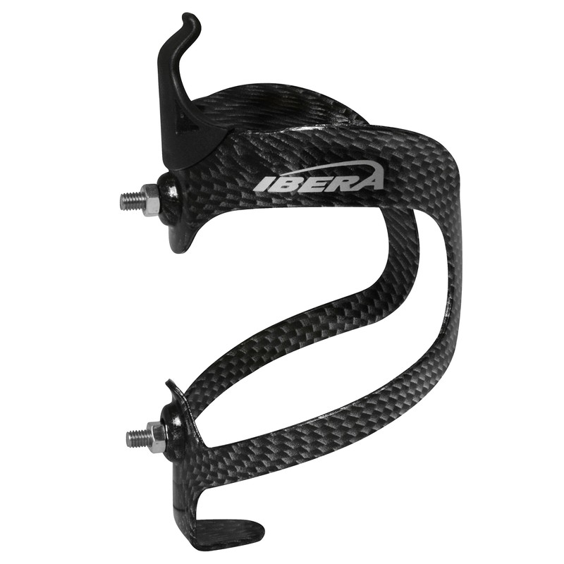 IBERA IB-BC5-CB-1 Lightweight Alloy Bottle Cage, Carbon Color