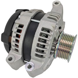 Alternator Replacement Fit for 2003-2007 Honda Accord L4 2.4L, Replace 31100-RAA-A01 31100RAAA01, With 2 Pcs Belts & 3 Pcs Bolts