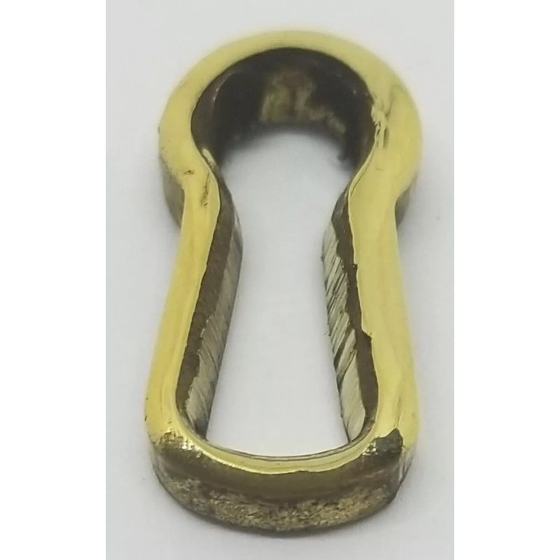 Cast Brass Keyhole Insert key hole antique vintage lock desk