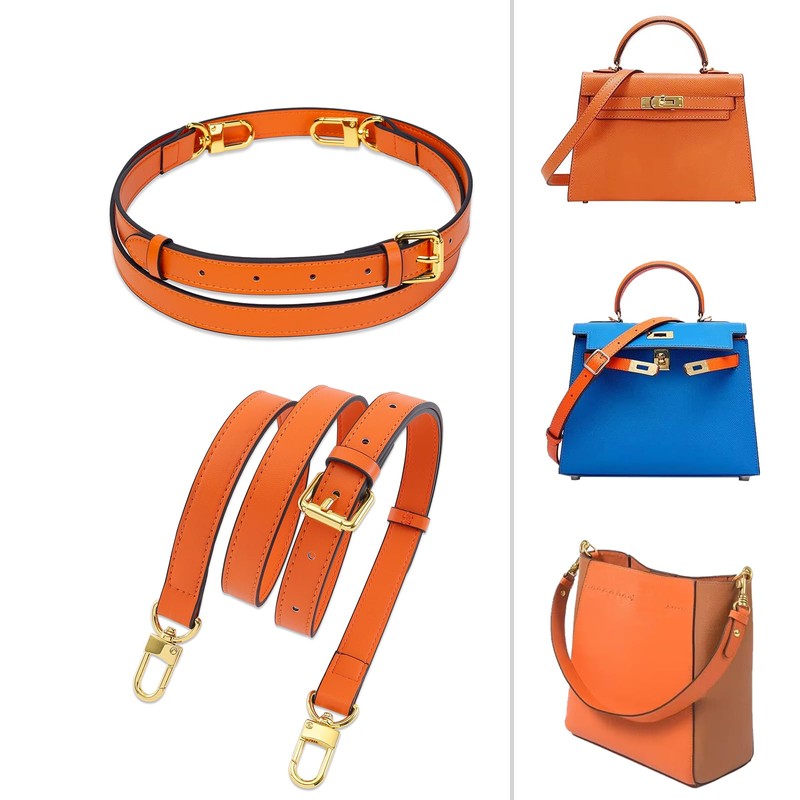 HUADEK Leather Purse Strap Replacement Crossbody Handbag Long Adjustable