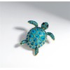 Rhinestone Sea Turtle Brooch for Women Men Lovely Animal Brooch