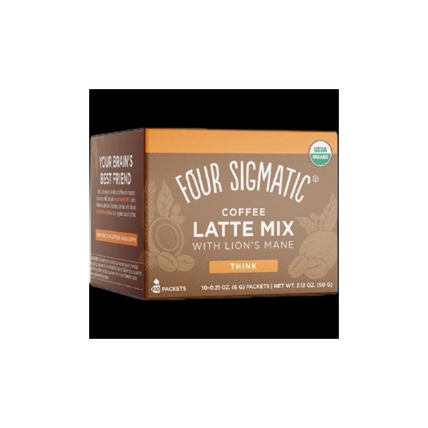 Four Sigmatic Coffee Latte Mix With Lion's Mane (Think) - 10 Packets