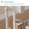 Rolling Standing Desk Adjustable Height with Drawers, 40 Inch Mobile
