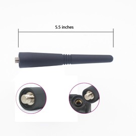(4 Packets) Intercom Antenna UHF 403-470MHz subsegment Antenna Compatible with Motorola CP200 HT750 HT1250 GP320 GP328 GP340 GP380 P110 P1225 PR400 EX500 EX600 EX600XLS Two-Way Radio 3.5 inches