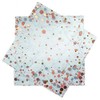 Oaktree Sparkling Fizz Rose Gold 33cm x 33cm 3-ply Napkins