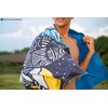 PackTowl Personal Ultralight Microfiber Camping and Travel Towel, Orca Print,