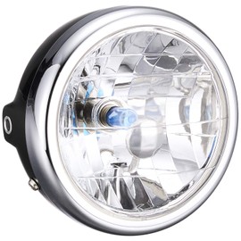 KITACO 800-0601000 Multi-Reflector Headlight ASSY (φ5.1 inches (130 mm), Monkey / Gorilla Black