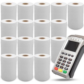 Thermal Paper 16 Thermal Rolls 57 mm x 35 mm x 12 mm Paper White Printing Paper Cash Rolls Tickets Receipt Rolls for Bankomat Sumup Paper Roll Paper without Bisphenol A