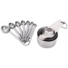 14Pcs/Set Measuring Cups Spoons Kit with Scales Food Grade Stainless