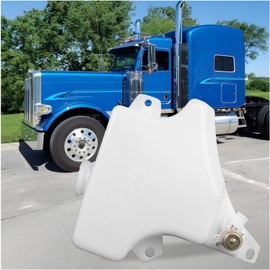 czyopo 603-5402 Windshield Washer Fluid Reservoir Tank with Pump Compatible with 2000-2019 Kenworth T680 T880 Peterbilt 335 367 384 385 386 387 388 389 Replaces 6035402 N5355001