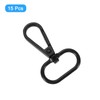 sourcing map 15Pcs Swivel Clasps, 0.98 Inch Oval Ring Lobster