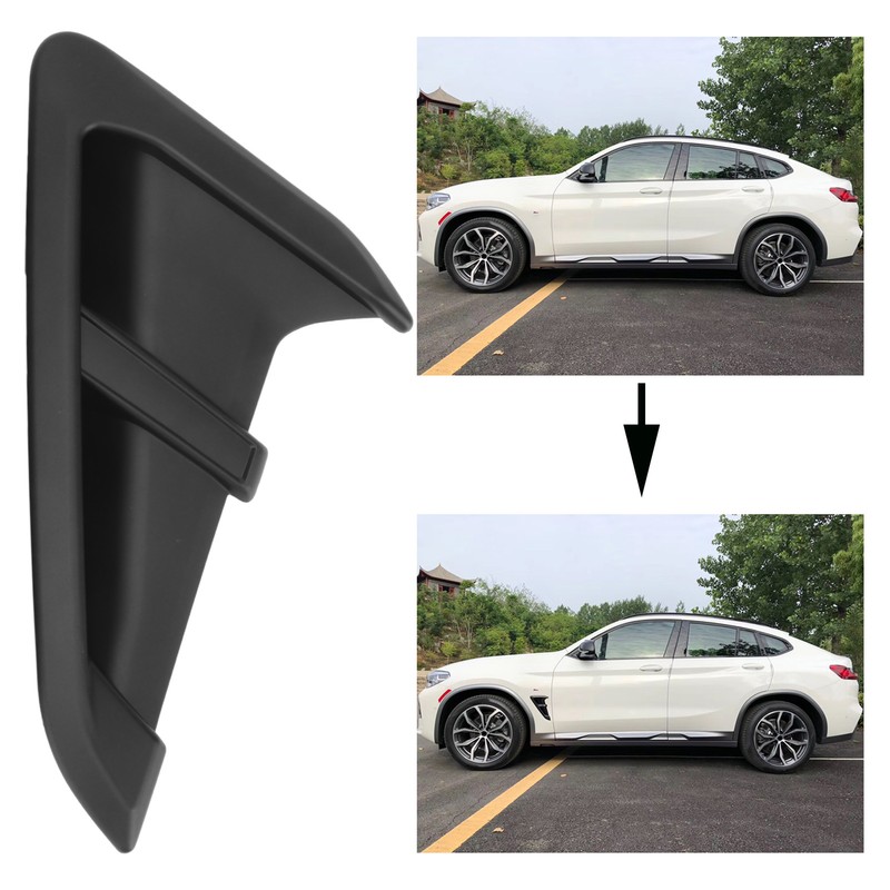 2pc Body Side Air Vent Outlet Cover Wing Side Air