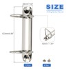 PATIKIL B7 2 Hole Ring Binder Mechanisms, 2 Set 1.97"