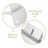 Zerodeko 8pcs Solar Panel Mounting Z Bracket Kit Lightweight Aluminum