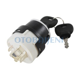 Otobaijeni 70180184 701-80184 701/80184 701-45500 70145500 Ignition Switch with 2 Keys (10 pins) Compatible with JCB JCB200 JCB220 Excavator Compatible with New Holland Aftermaket Replacement Parts