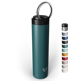 Ever Vessel Super Maxi Stainless Steel Water Bottle 36oz - Double wall vacuum insulated | Integrated carry handle | leak proof flip top lid | Lightweight & stylish - Teal Green