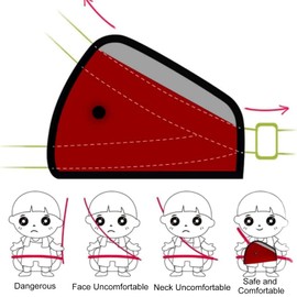 KASESSS 2 Piece Seat Belt Pads Universal, Seatbelt Covers Comfortable, Seat Belt Covers Super Soft Skin-Friendly, Car Seat Belt Cover, Car Seat Strap Pads, Seat Belt Adjuster for Kids and Adults