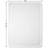 Mainstays 15"x20" White Cutting Board - Non-Slip, Food-Grade Poly Material
