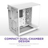 NZXT H6 Flow | CC-H61FW-01 | Compact Dual-Chamber Mid-Tower Airflow