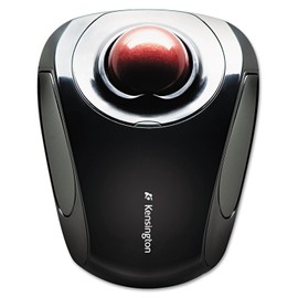 Kensington Orbit Wireless Trackball Mouse with Touch Scroll Ring (K72352US),Black